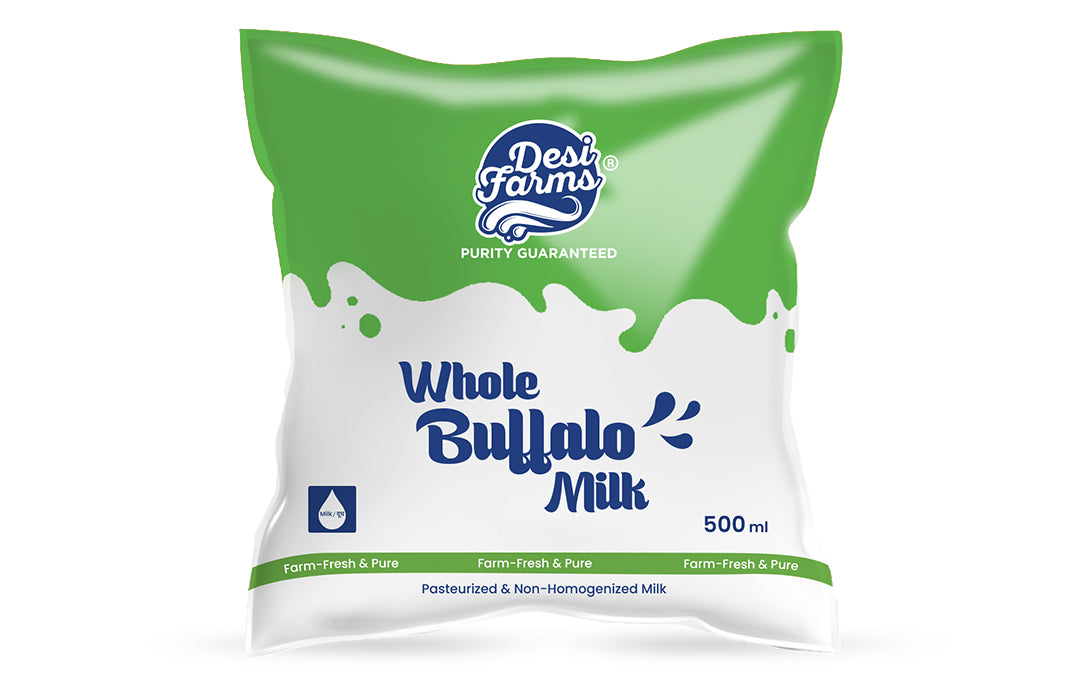 Whole Buffalo Milk 500 Ml